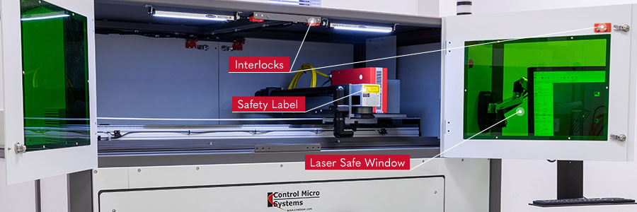 CMS Laser Class 1 laser system safety features