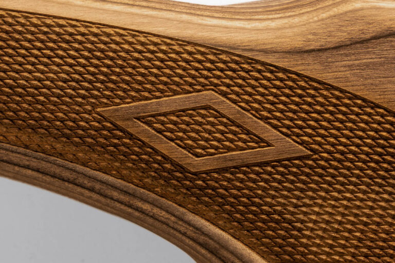 Laser Checkering Wooden Gun Stocks CMS Laser