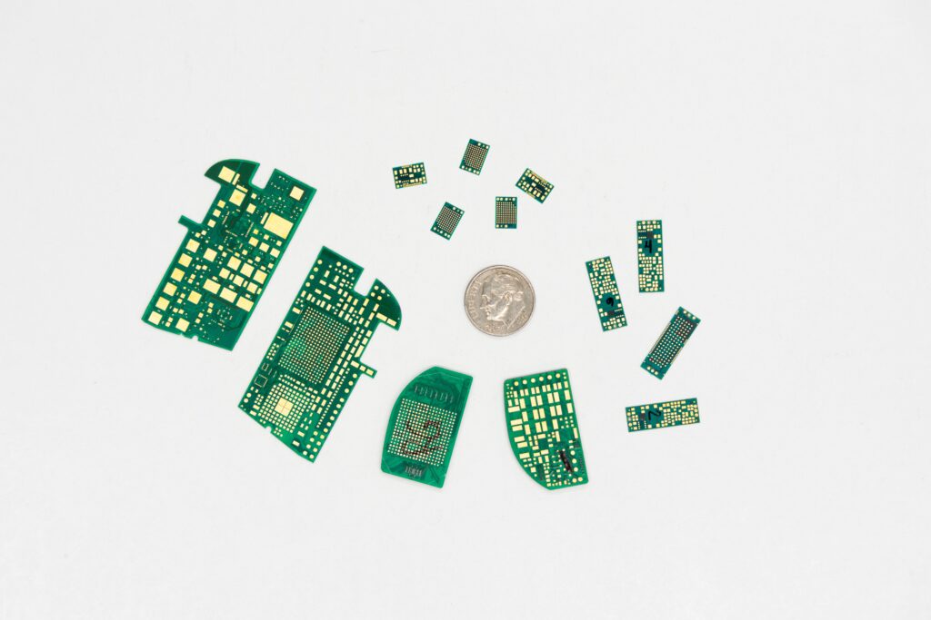 UV laser cut printed circuit boards