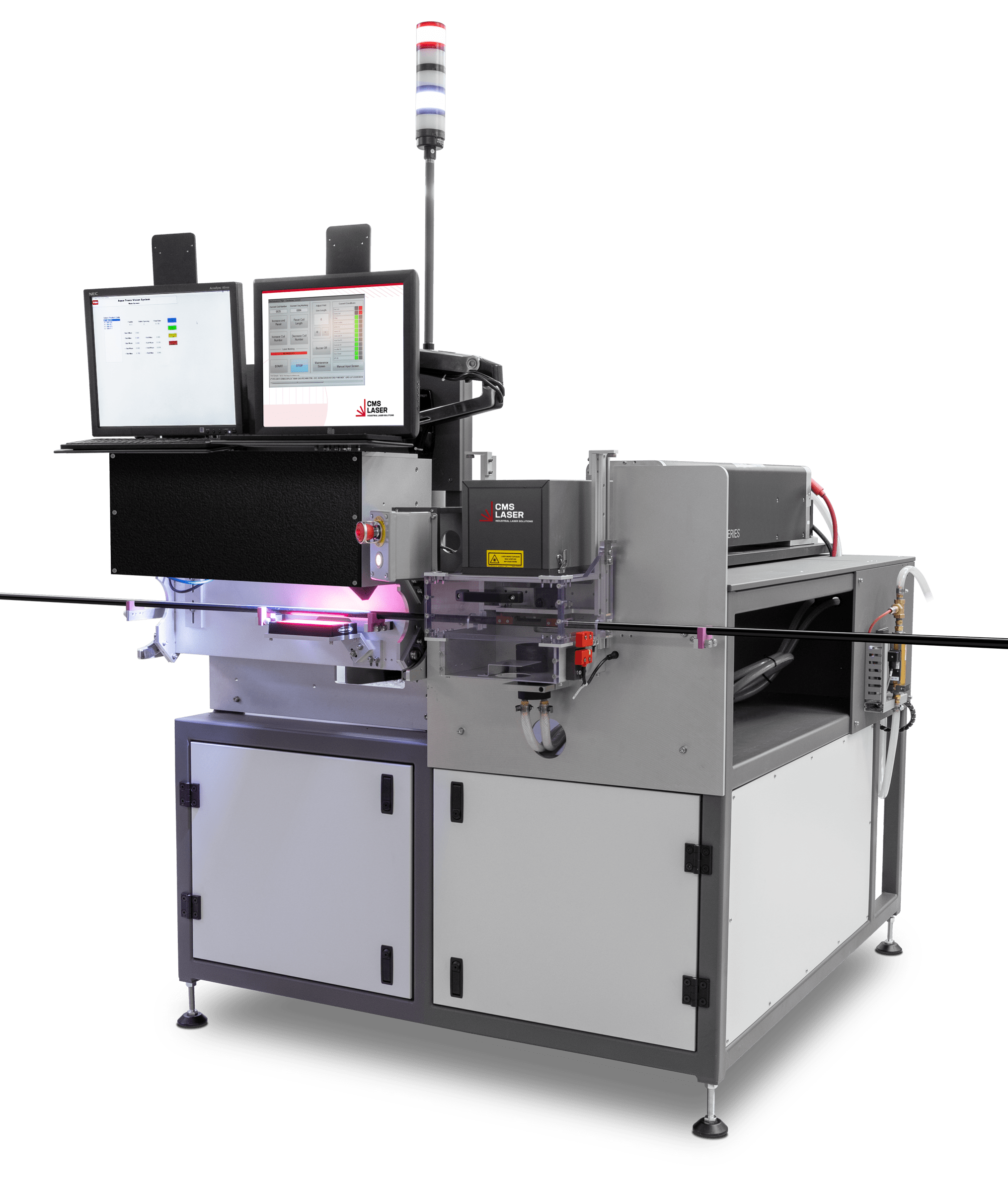Extrusion Line Cutting Laser Systems Control Micro Systems