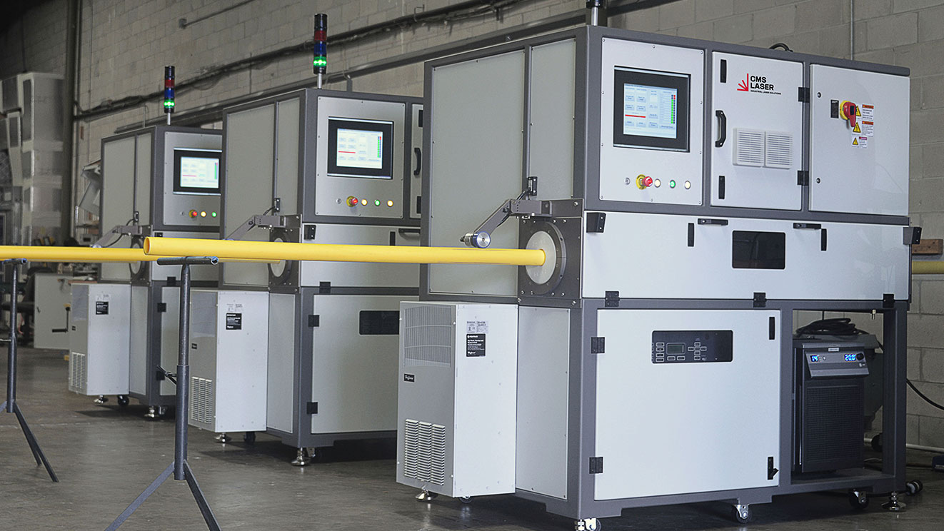 Extrusion Line Laser Marking Systems for Plastics