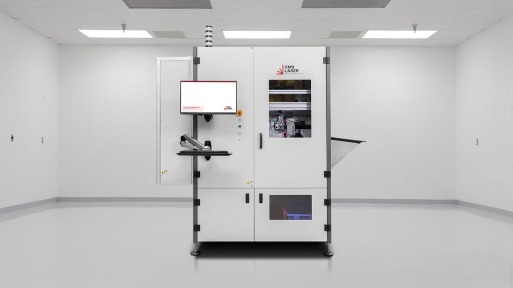 Automated CO2 laser marking system for plastics